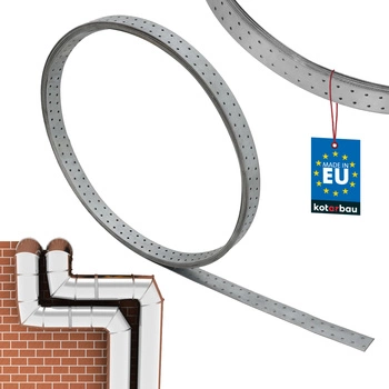 Montážna oceľová pozinkovaná perforovaná páska 40 x 2 mm 10 m