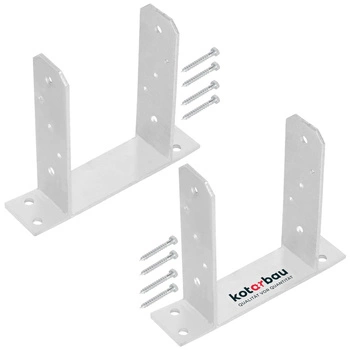 Základňa stĺpa tt priskrutkovaná 140 mm sada 2 ks.