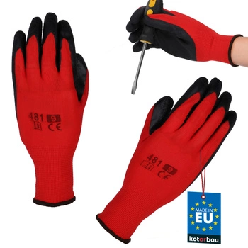 Pracovné rukavice dragon protišmykové potiahnuté latexom veľkosť 9