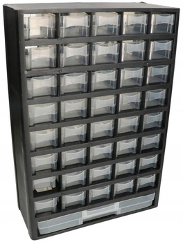 41-zásuvková skriňa organizéra pracovného stola s modulárnymi zásuvkami