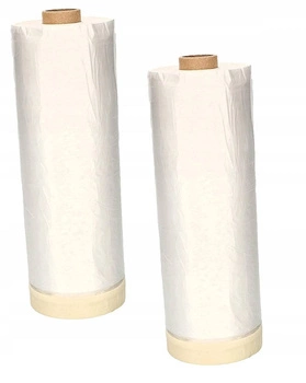 Maliarska fólia 195x33 ochranná plachta s páskou - 2 ks