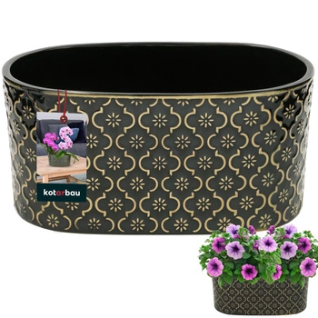 Obloukový keramický dekoratívny kvetináč elegantný tmavozelený 12x25 cm