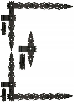 800 garážový rohový záves pre okenice