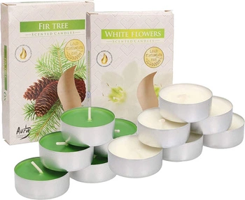 Sada ohrievačov sviečok s vonnými náplňami - 12 ks