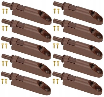 Tlmič nárazov s adaptérom na tiché zatváranie skríň - 10 kusov.