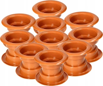 Manžeta pre dvere ventilačná trubica - 10 ks - Farba orech