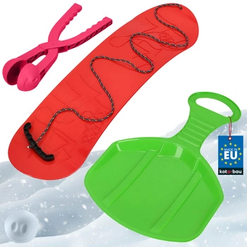 Súprava na zimnú zábavu snowboard jablíčko automat na snehové gule