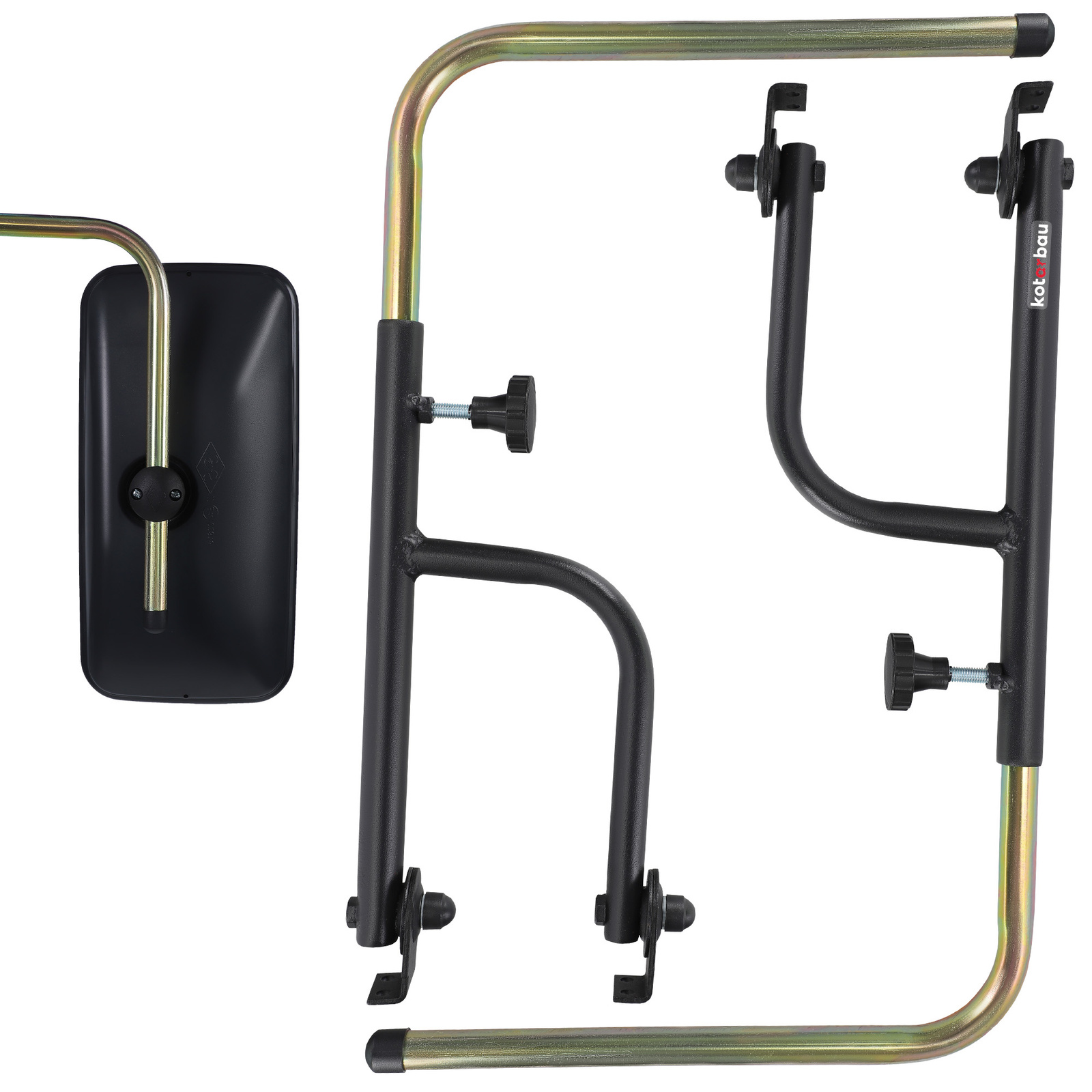 Nastaviteľný držiak zrkadla pre strojové traktory 48-71 cm sada 2 ks.