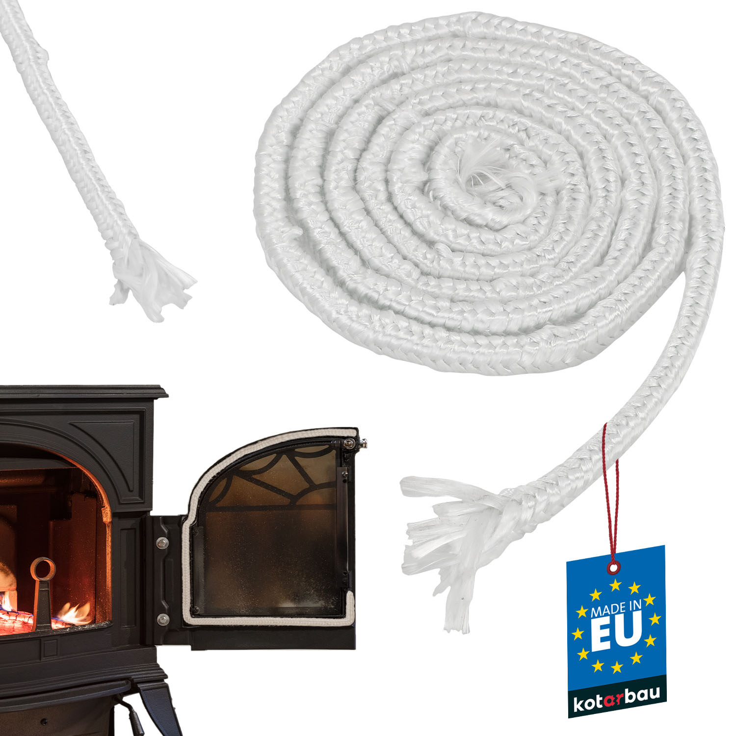 Tesniaci tmel 10 mm tesniaca šnúra pre sporák 2 m