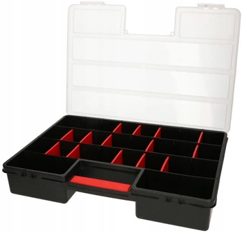 Organizér na ručné náradie kufor s nastaviteľnými priehradkami