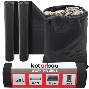 Fóliové vrecia na odpad 120 l sada 2 ks.