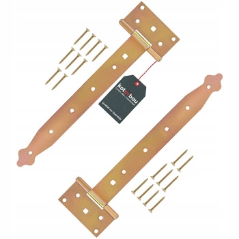 Záves altánku konštrukcia žltý 300 mm sada 2 ks.