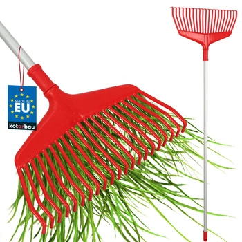 Hrable na lístie, trávu a seno 38 cm s hliníkovou násadou 1,3 m