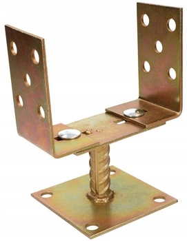 Základňa stĺpa prišróbovaná u 0-125 mm, podstavec, kotva - Farba zlatá