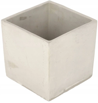 Betónový štvorcový kvetináč 17 cm