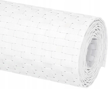 Panelová páska na plot z ratanu 19x255 cm biela
