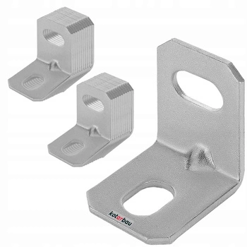 Uholník 25x25x18 mm nastaviteľný sada 25 ks.