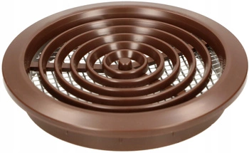 Vetracia mriežka kruhová fi 80 mm so sieťkou