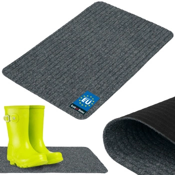 Rohožka na topánky savá protišmyková koberec rohož sivá 60x40 cm