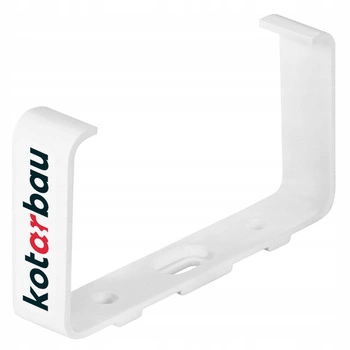 Upevňovacia konzola pre plochý kanál 120x60mm biela