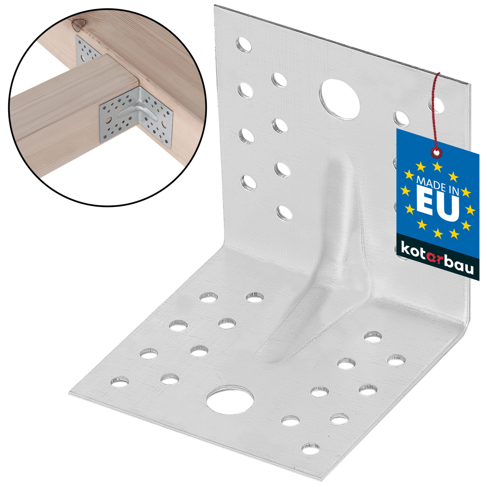 Uholník s prelisom 80x80x80
