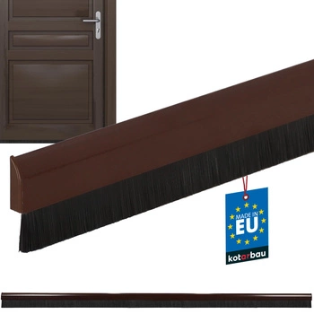 Tesniaca lišta pod dvere automatická hnedá 25 mm 1 m