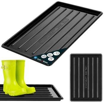 Odkvapkávač na obuv 45x30 cm – Farba čierna