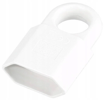 Prenosná zásuvka s držadlom rozoberateľná b/u - Farba biela