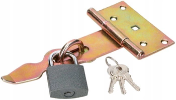 Sada závorových zámkov na dvere s visiacim zámkom - 190 mm