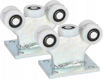 5 valčekový portálový vozík fi 43 pevný valčekový portálový vozík - 2 ks.