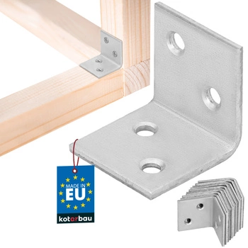 Uholník spojovací tesársky 25x25x25 sada 12 ks.