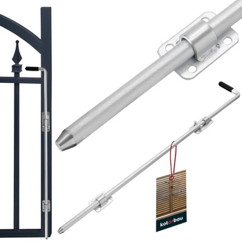 Pozinkovaná dverová závora 80 cm