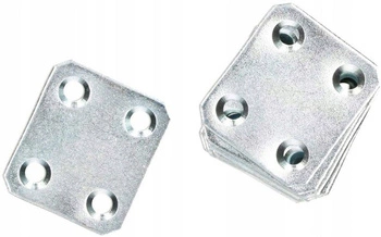 Perforovaná doska plochá konštrukcia konektor 34x30 mm - 100 ks.