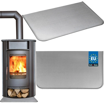 Prefabrikovaný plech 620x400 mm na krb z pozinkovanej ocele