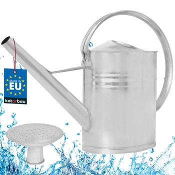 Pozinkovaná záhradná kanva so sitom 12 l