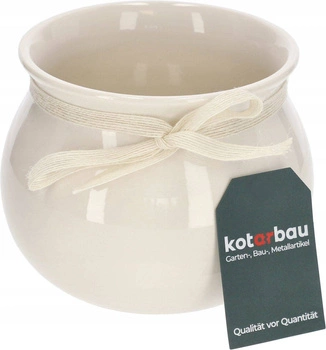 Keramický hrniec fi 17 puzdro kvety rastliny