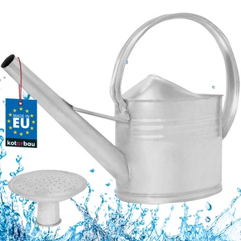 Pozinkovaná záhradná kanva so sitom 8 l