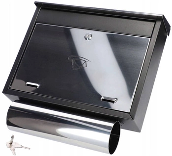 Oceľová poštová schránka 40 cm rúrka listy noviny