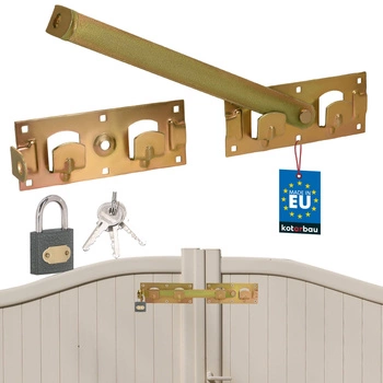 Dvojkrídlové brány so skrutkou 430 mm kruhové