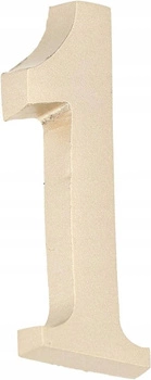 Číslo domu "1" číslo dverí 5 cm satén