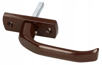 Krátka dverová kľučka 125 mm dvere brána - Farba hnedá