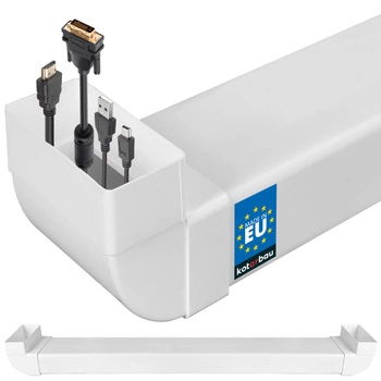 Káblový kanál pre tv na zapustenie 120x60 mm 100 cm