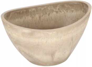 Loď hrniec podlhovastý kompozitný plášť hrniec béžová