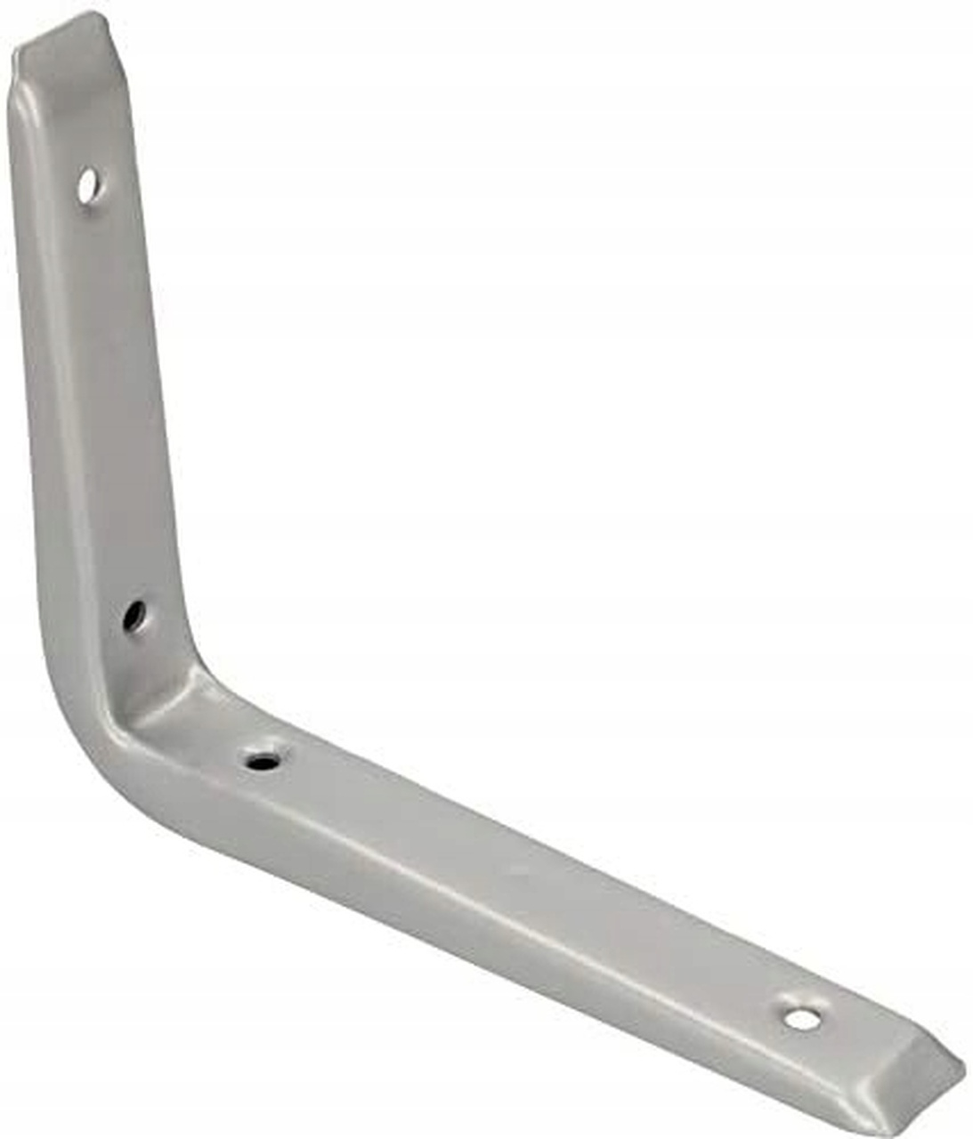 Rohový držiak regálový pod poličku 120x150 mm - Farba strieborná