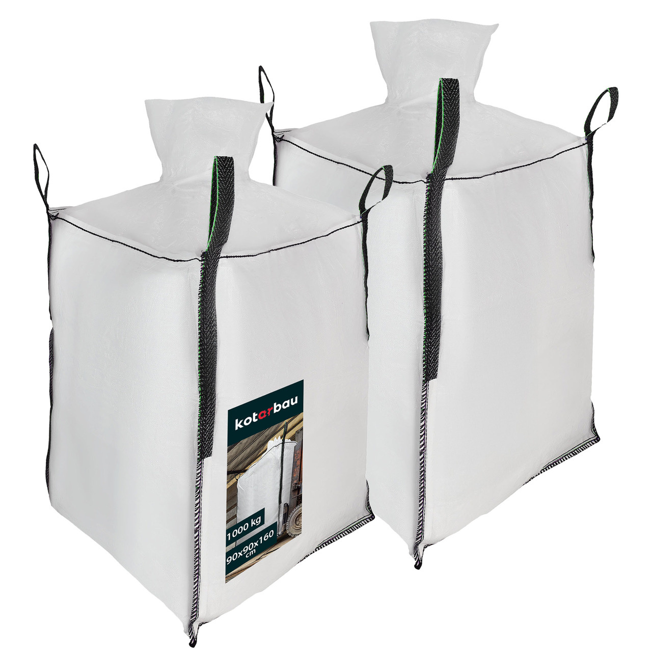 Veľké vrece na kŕmne obilie 1000 kg sada 2 ks.