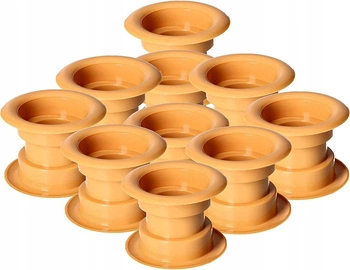 Manžeta pre dvere ventilačná trubica - 10 ks - Farba buk