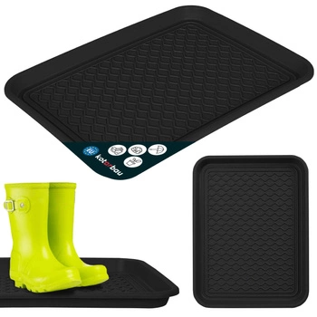 Odkvapkávač na topánky plastový 38x50 cm - Farba čierna