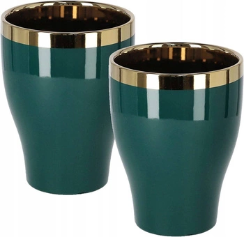 Glazovaný hrniec 123 keramický obal na hrniec - 2 ks.