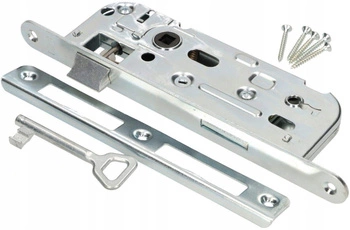 Zadlabávací zámok na dvere 90x40 mm s kľúčom