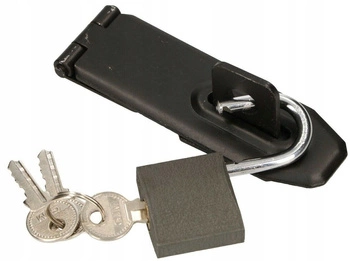 Uzamykacia skrutka s visiacim zámkom 95 mm uzáver + visiaci zámok